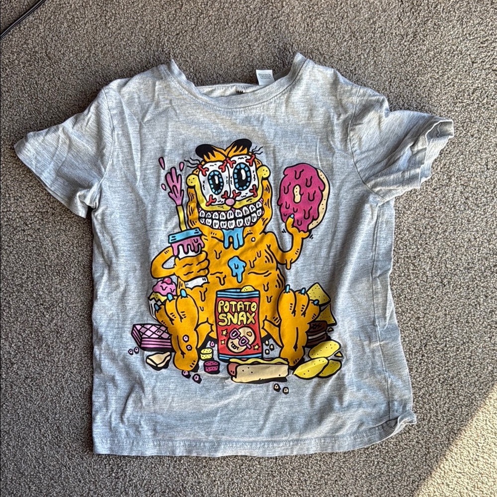 H&M Garfield graphic t shirt